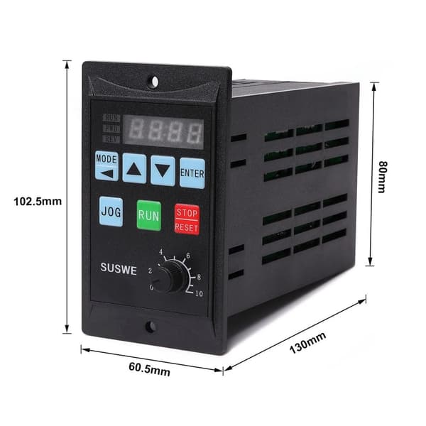 DC/AC Inverter, 50Hz-400Hz Frekvens, 4A Udgangsstrøm,220V, 0,75 KW