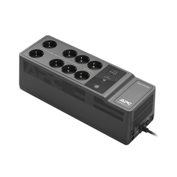 apc - surge och back ups apc back-ups 850va 230v usb typ-c och en laddningsportar