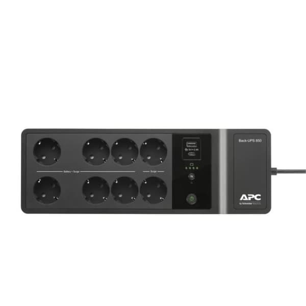 apc - surge och back ups apc back-ups 850va 230v usb typ-c och en laddningsportar