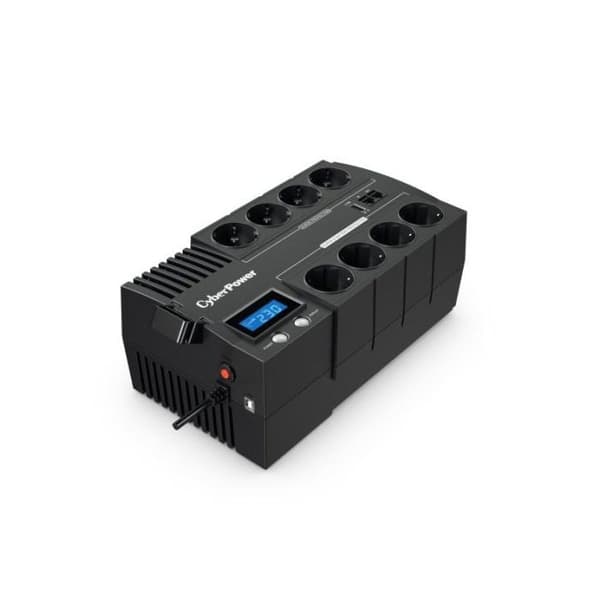 Energioberoende UPS - CyberPower - BR1200ELCD - 1200 VA - 720 W - 8 Utgångar AC