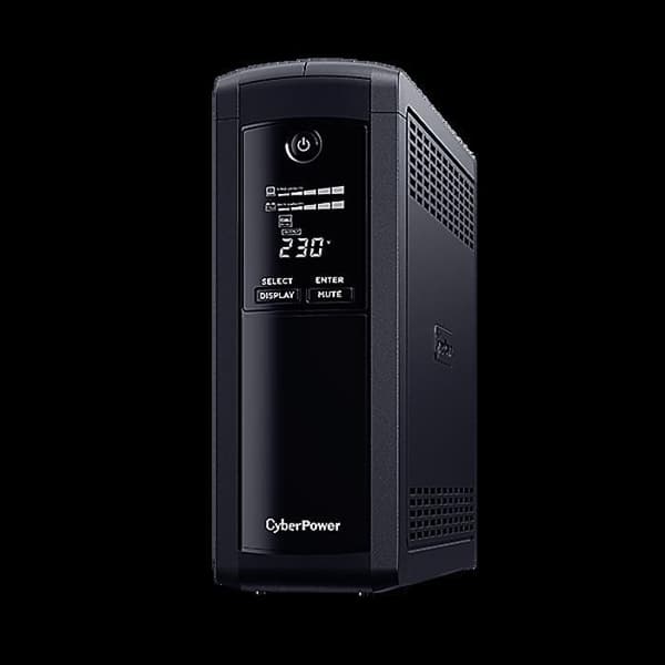 CYBERPOWER VP1600ELCD INTERAC EJ AVBRYTbar STRÖMFÖRSÖRJNING Svart