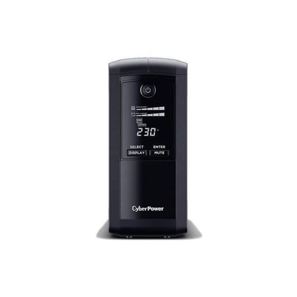 CyberPower VP1000ELCD avbrottsfri strömförsörjning - 1000 VA 550 W - linjeinteraktivitet