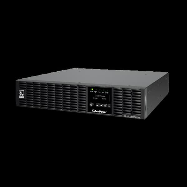 CyberPower Smart App Online OL1500ERTXL2U UPS - 1,35 kW - 1500 VA - 8 utgångskontakter - 2U Svart