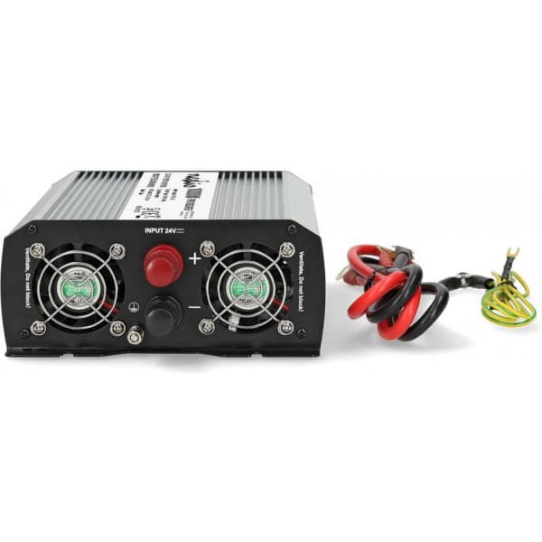 Nedis PIM100024FGY inverter, 24 V, 1000 W, modifierad sinusvåg