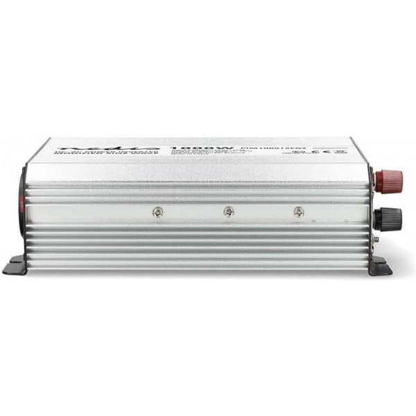 Nedis PIM100012FGY inverter, 12 V, 1000 W, modifierad sinusvåg