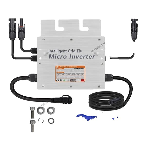 500-700W MPPT Mikroaurinkoinvertteri, Korkea Tehokkuus, Vedenpitävä Suunnittelu,18-50VDC, 90-250V, 700 wattia