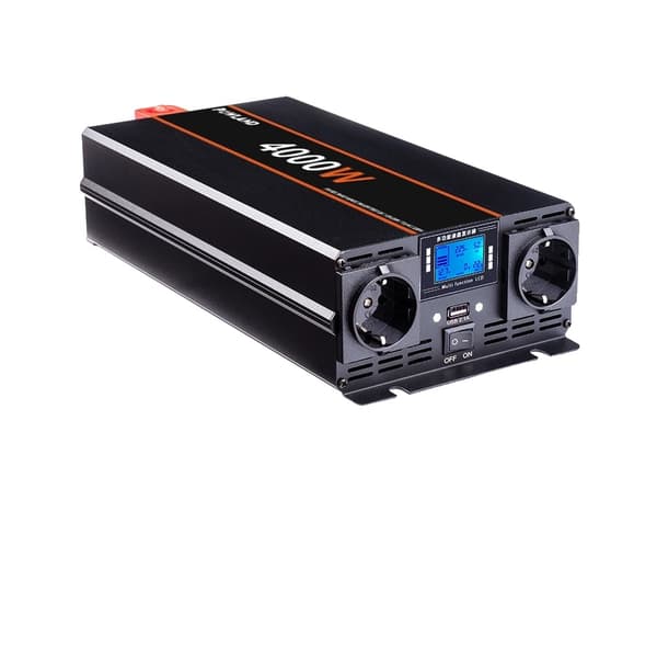 Bärbar strömväxlare, toppeffekt 5000W, kontinuerlig effekt 2500W,5000W, 12V, 220-240V