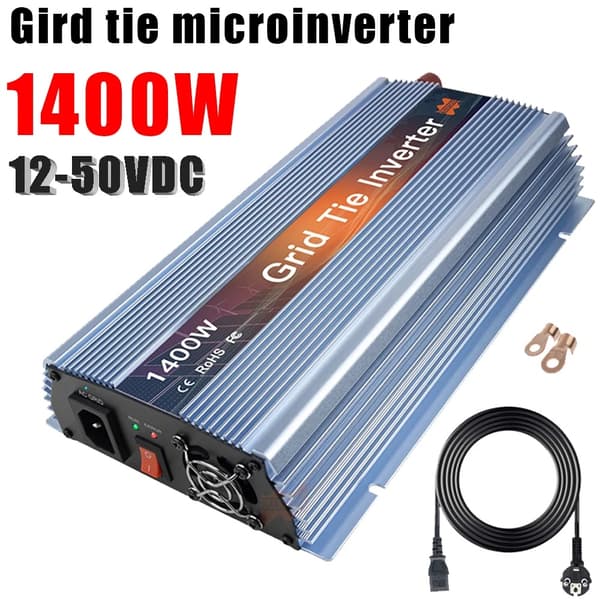 1400W Aurinko MPPT Mikroinvertteri, Korkea Tehokkuus, Kestävä Alumiinirakenne,230-240V, Sininen 1400W, 18V(10.5-30V)