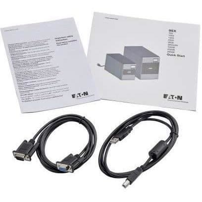 Eaton 9SX dubbelkonvertering on-line UPS - 1 kVA/900 W - Tower - 230V AC-ingång - 6 x IEC 60320 C13