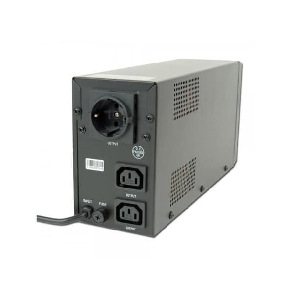 Line interaktiv UPS med LCD-display 650