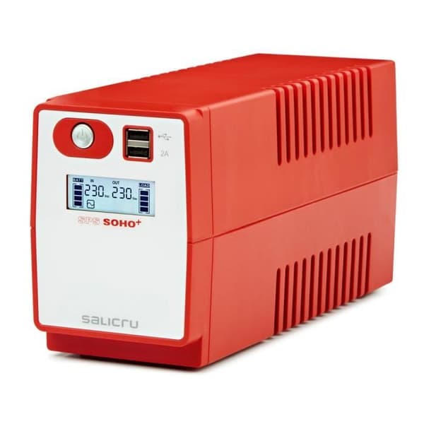 SALICRU SPS 650 SOHO inverter - Line-interactive - 650VA - 3 IEC-uttag - 2 års garanti