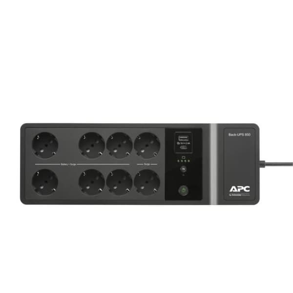 apc apc back-ups 850va 230v usb typ-c och en laddningsportar svart svart Svart