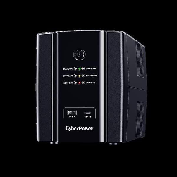 SAI - CYBERPOWER - UT1500EG - 1500VA - 900W - 4 Utgångar Svart