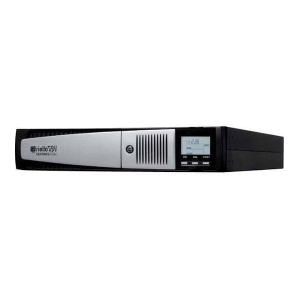 Riello UPS Sentinel Dual SDH 3000 UPS AC 220-230-240 V 2,7 kW 3000 VA RS-232, USB-utgångskontakter: 9 2U 19" svarta