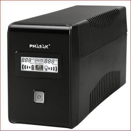 PHASAK UPS/INVERTER 850 VA LCD INTERACTIVO
