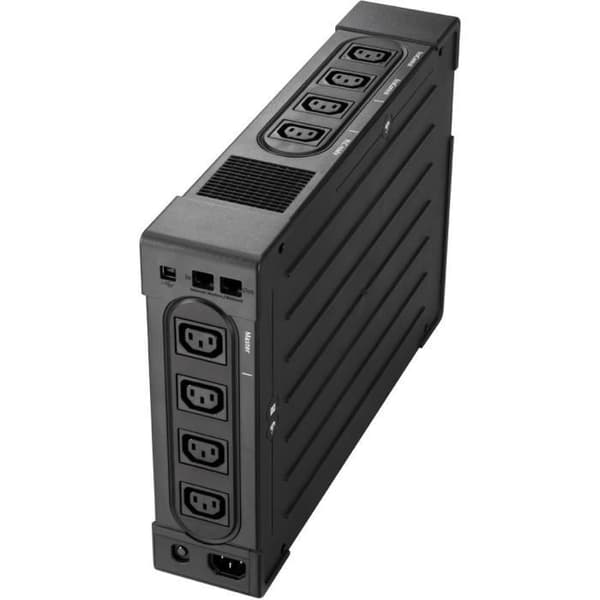 UPS - EATON - Ellipse PRO 1600 USB IEC - Line-Interactive UPS - 1600VA (8 IEC-uttag) - Standard överspänningsskydd - ELP1600IEC Svart