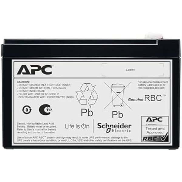 Batteri - APC - W128428533 - 12 V - 7 Ah - Reservströmförsörjning