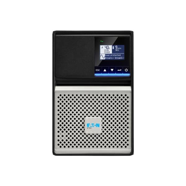 Onduler - Eaton - 5P 850i Gen 2 - 680 Watt - 850 VA - Enfas - 6 Utgångar Svart, Silver