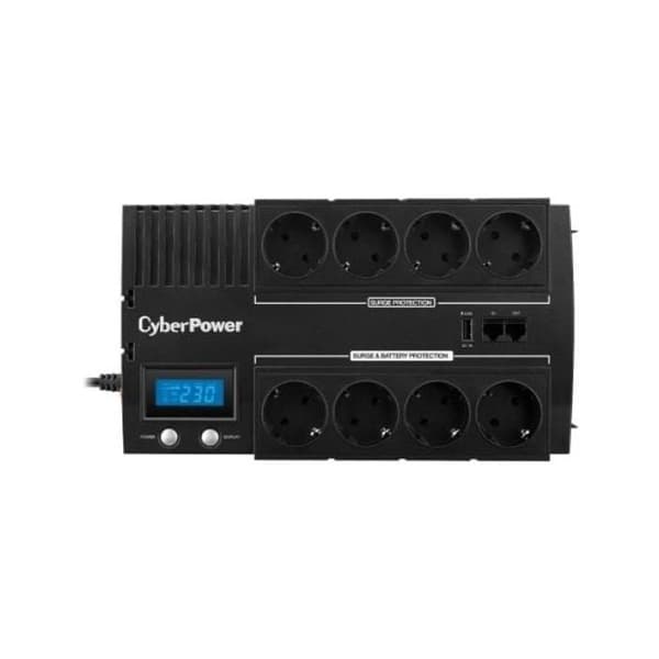 Laddare - CYBERPOWER - BR700ELCD - 700VA - 400W - 8 Schuko-uttag