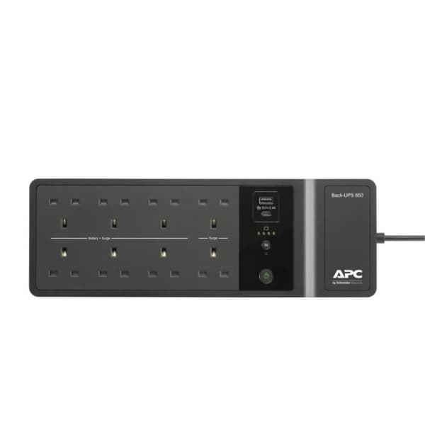 apc - surge och back ups apc back-ups 850va 230v usb typ-c och en laddningsportar