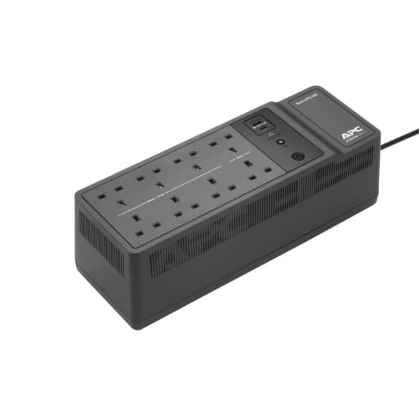 apc - surge och back ups apc back-ups 850va 230v usb typ-c och en laddningsportar