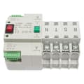 Miniatyrbillede 5 af 5: 4P Dual Power Mini Generator Automatisk Overførselskontakt, 100A Strøm, 220V Spænding,Grå, 220V