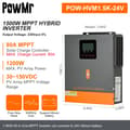 Miniatyrbild 2 av 2: Hybrid solarinverter, ren sinusvåg utgång, 80A MPPT laddningsregulator,Ingen WI-FI, 220-240V, 1,5 kW 24 V