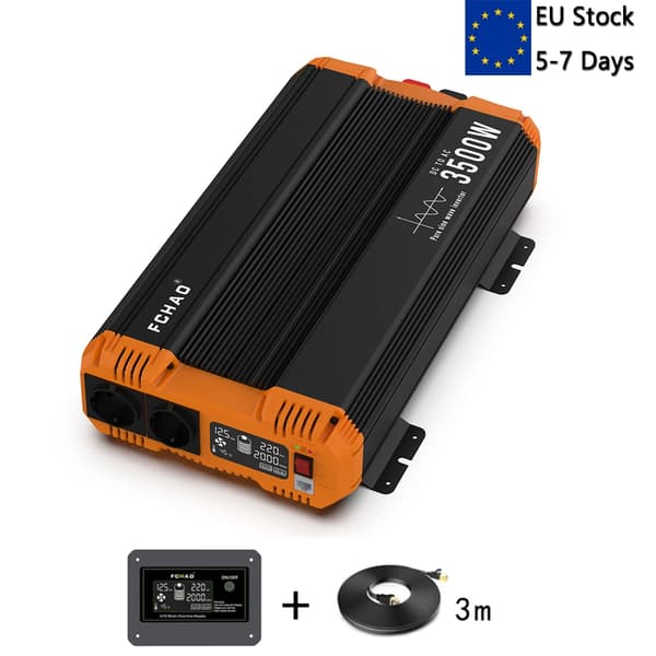 Hybrid sol inverter, 6200W/10200W udgangseffekt, berøringsskærm LCD-display,3500W-24V, 220-240V, 48V