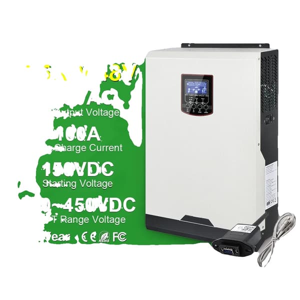 Aurinkohybridimuunnin, 3.5KW, 5.5KW, 230VAC lähtö,220-240V, 5.5KW 48V WiFi:llä