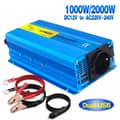 Pikkukuva 2 / 2: Virta-invertteri, 1000W jatkuva teho, puhdas sinimuotoinen lähtö,2000W-12V-220V