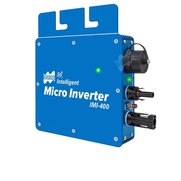 400W Mikroinvertteri, Sisäänrakennettu WiFi, Vesitiivis IP65,400W, AC 230V, DC 22-50 V