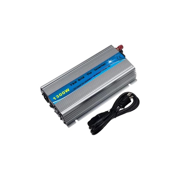 Solarmikroinverter, effektiv DC till AC-konvertering, kompakt design,1300W, 220-240V, 36VBAT eller 20-45VDC