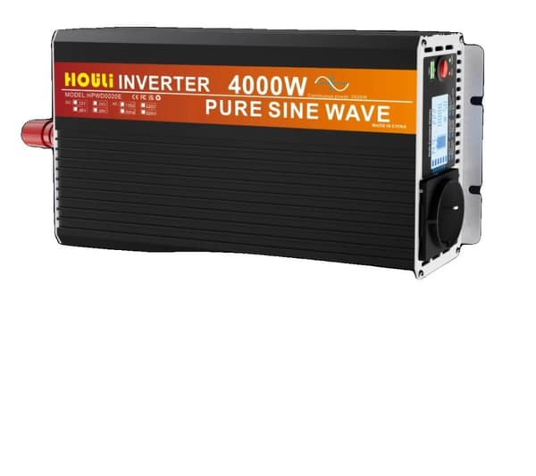 HOULI Puhdas Sinimuotoinen Invertteri, Huipputeho 6000W, Jatkuva Teho 3000W,4000 W, 12 V, 220 V