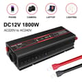 Miniatyrbillede 2 af 2: Ren sinuskurve inverter, 1800W kontinuerlig effekt, 90% konverteringseffektivitet,DNB-12v1800W, DC12V, AC220-240V