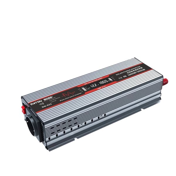 Puhdas sinimuotoinen invertteri, 1800W jatkuva teho, 90% muunnosvaikutus,DNG-12V1800W, AC220-240V, DC12V