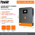 Miniatyrbild 2 av 2: Hybrid sol inverter, 6.2KW/4.2KW nominell effekt, MPPT 120A laddningsström,6,2KW 48V-varm, 220-240V, Inget wifi