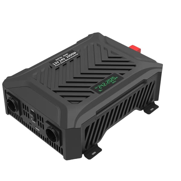 DATOUBOSS Puhdas Sinusaalto Invertteri, 2000W Teho, Kaksoisjännite Tulo,AC220V 50Hz