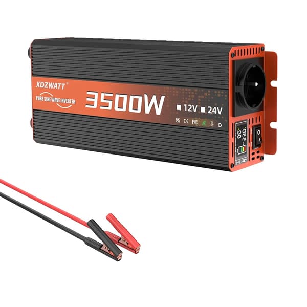 Ren Sinuskurve Inverter, 3500W Spidseffekt, 220V Udgange,12V 3500W 50HZ EU