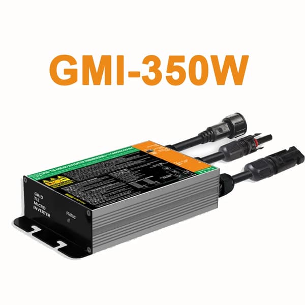 Solær Mikro Inverter, Effektiv Energiomdannelse, Bred Spændingskompatibilitet,GMI-350W, 180V-280VAC, Voc 18-60V