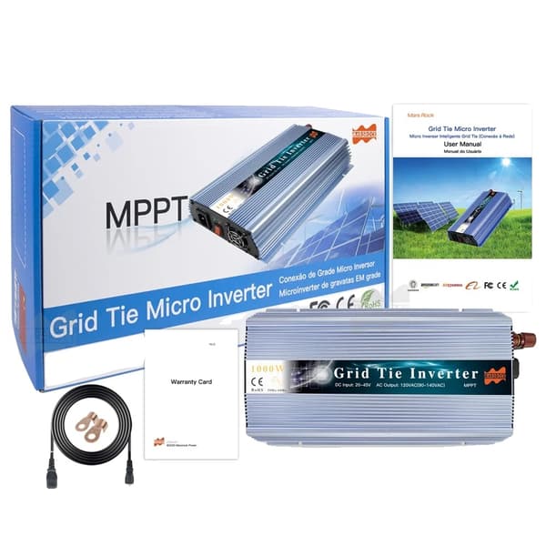 Grid Tie Mikro Inverter, 1400W, 230V Udgange,1400W, 230V, DC 36V