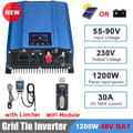 Miniatyrbillede 2 af 2: Grid Tie Inverter, 1200W Effekt, 48V Batterikompatibilitet,1200W 48V BAT-WiFi