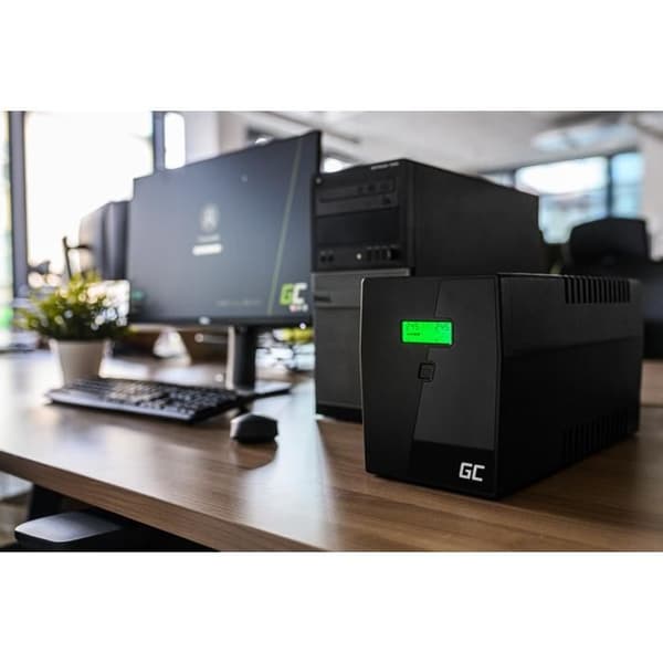 Onduleur Green Cell® UPS USV 2000VA (1400W) - Fullständig skydd - AGM-batterier Green Cell