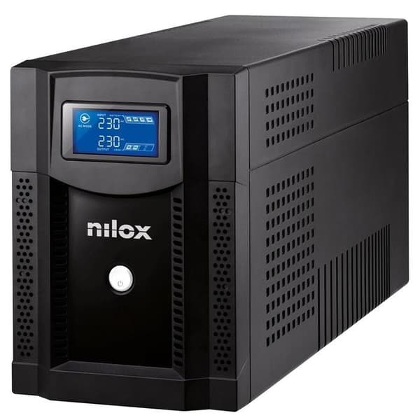 Nilox NXGCLISW3K2X9V2 2100 W 3000 W Interaktivt avbrottsfritt strömförsörjningssystem Svart