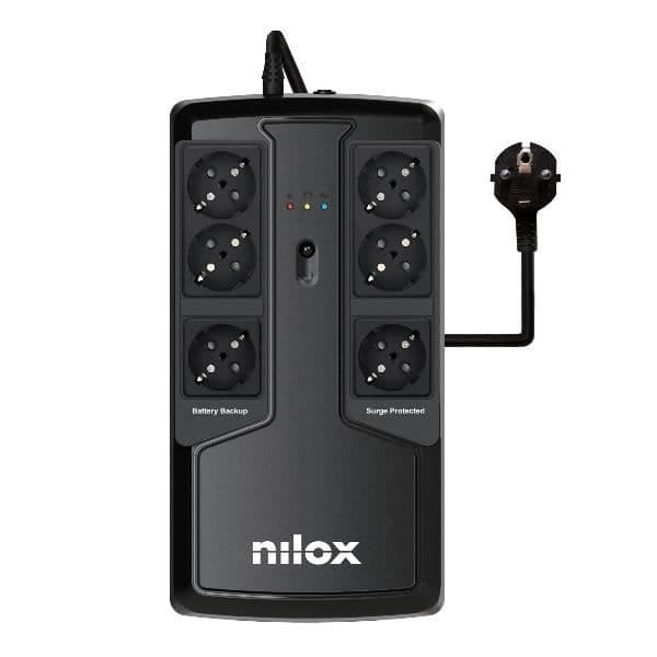 UPS Line Interactive Kontinuitetsgrupp - NILOX NXGCLIO8501X5V2 - 850 VA - Linjeinteraktivitet