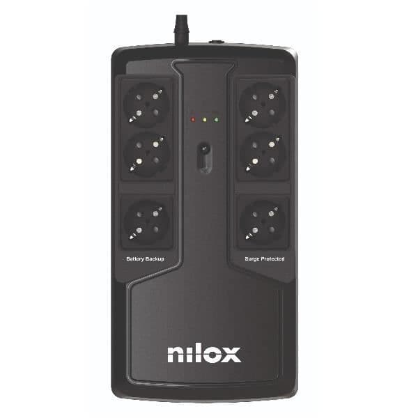 UPS Line Interactive Kontinuitetsgrupp - NILOX NXGCLIO8501X5V2 - 850 VA - Linjeinteraktivitet
