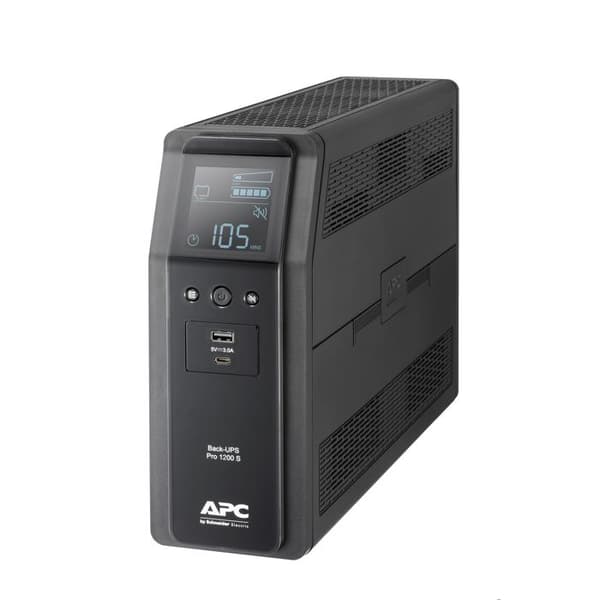 UPS - APC - BR 1200VA - 720W - 8 utgångar AC - Oavbruten strömförsörjning