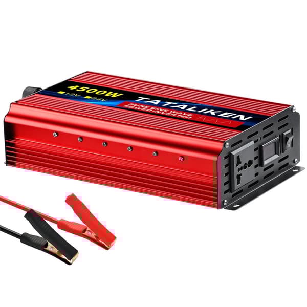 Ren Sinuskurve Inverter, 12V til 220V Konvertering, CE Certificeret for Sikkerhed,4500W