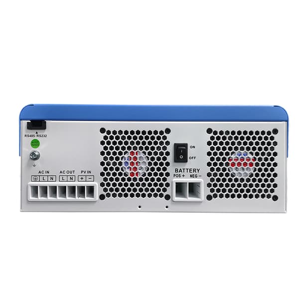 Hybrid sol inverter, 6500VA nominell effekt, 120A MPPT laddningsregulator,ANJ-6200W-48V, 220-240V, 48V