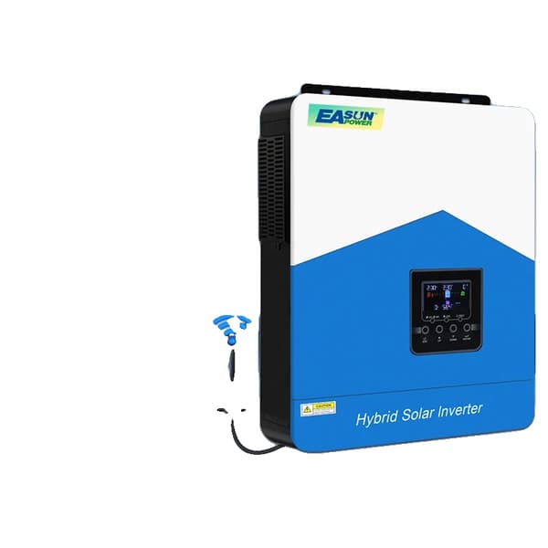 EASUN Hybrid Solarinverter, 6.2KW Effekt, Inbyggt Wi-Fi,6.2KW-48V, 220-240V