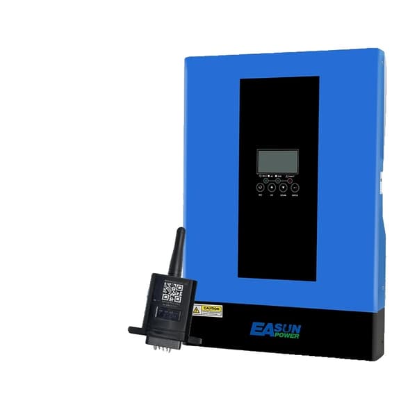 EASUN POWER - Muunnin, 6200W Puhtaan Sinimuotoisen Aallon, 80A MPPT Aurinkosähkölatausohjain,SMG-III-6.2KW-Wifi